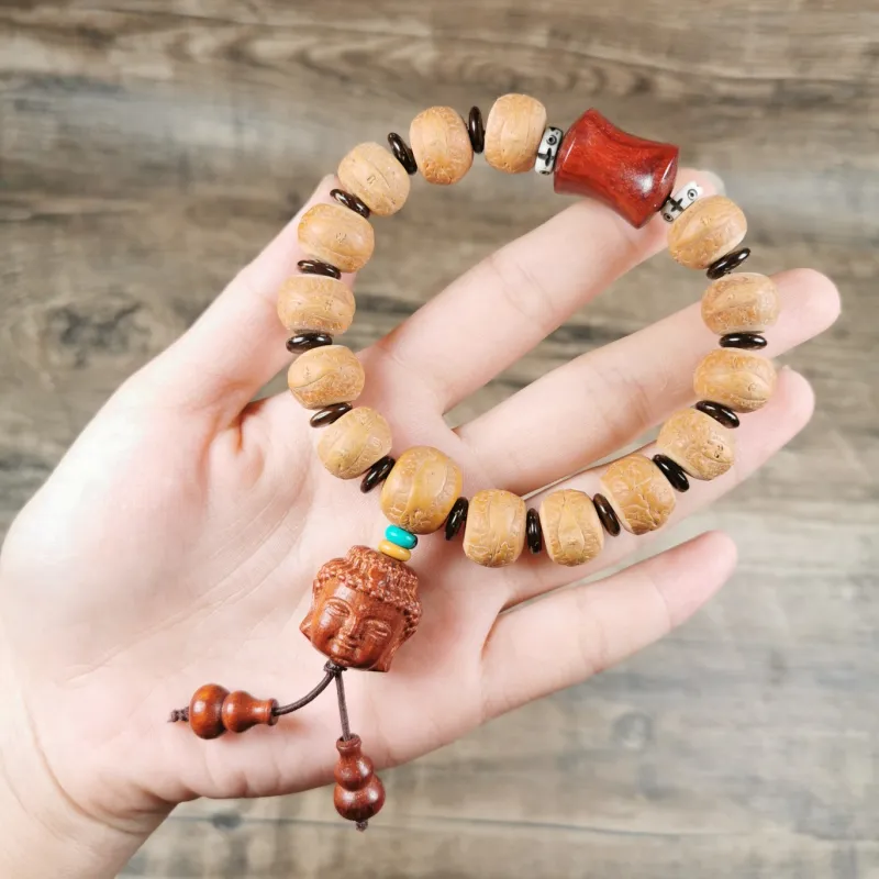SHUZHUO Phoenix Eye Bodhi Seeds Bracelets Unisex-1