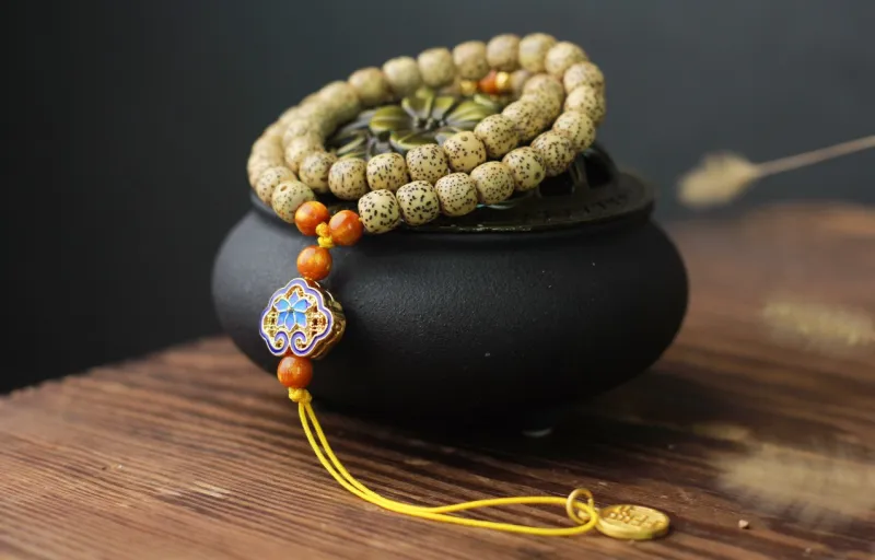 SHUZHUO Star Moon Bodhi Seeds Bracelets Unisex-8