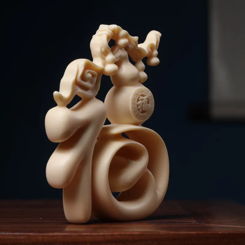 SHUZHUO Ivory Nut Ornaments Unisex-5