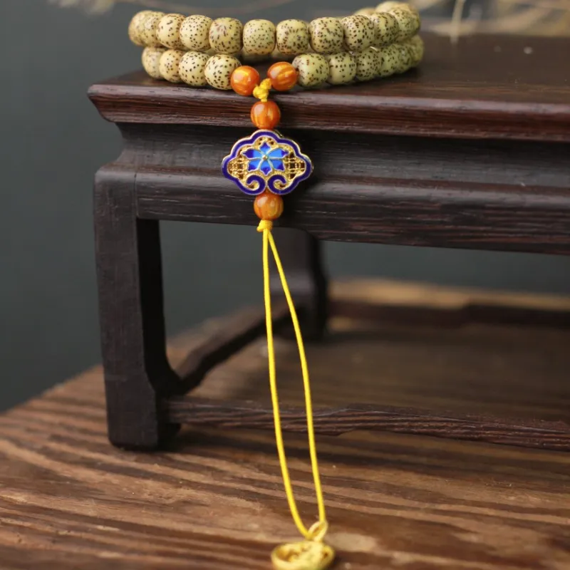 SHUZHUO Star Moon Bodhi Seeds Bracelets Unisex-2