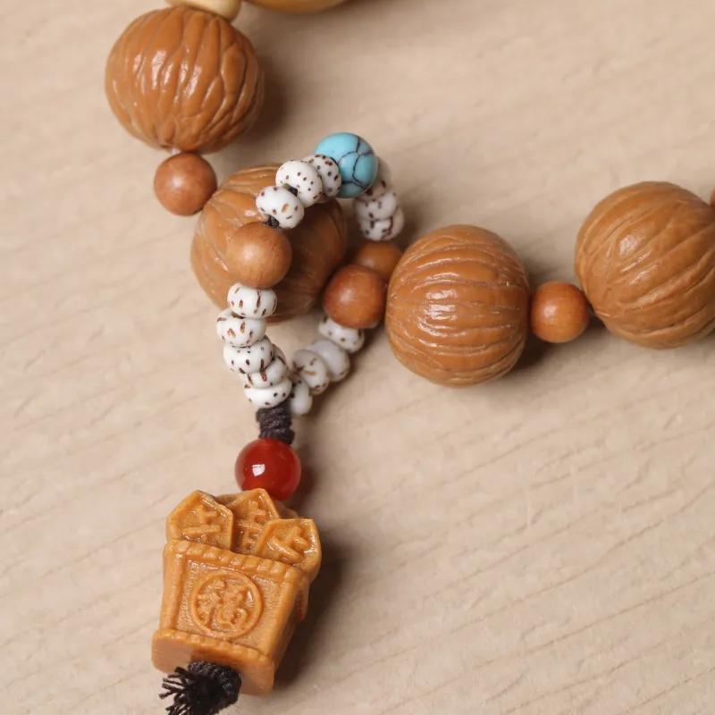 SHUZHUO Sandalwood Bracelets Unisex-4