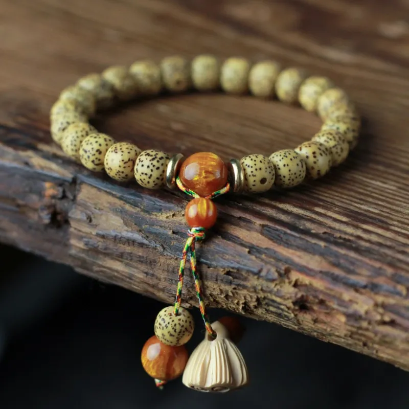 SHUZHUO Star Moon Bodhi Seeds Bracelets Unisex-9