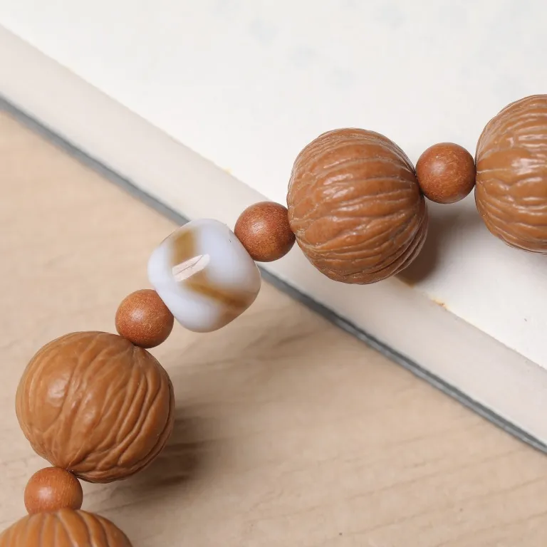 SHUZHUO Sandalwood Bracelets Unisex-5