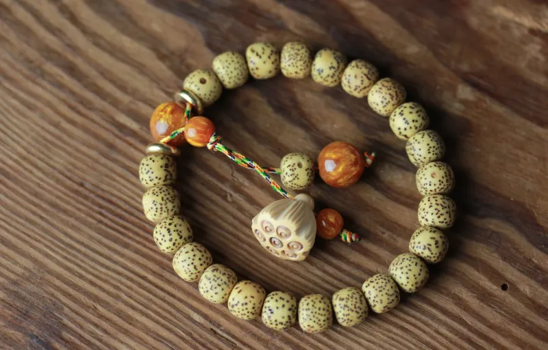SHUZHUO Star Moon Bodhi Seeds Bracelets Unisex-4