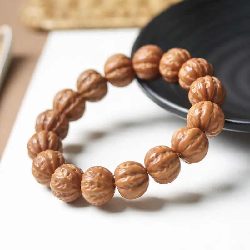SHUZHUO Monkey Head Walnut Bracelets Unisex-2