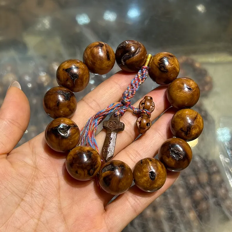 SHUZHUO Lightning Struck Wood Bracelets Unisex-1