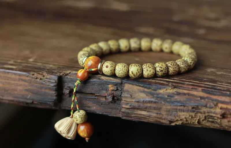 SHUZHUO Star Moon Bodhi Seeds Bracelets Unisex-7