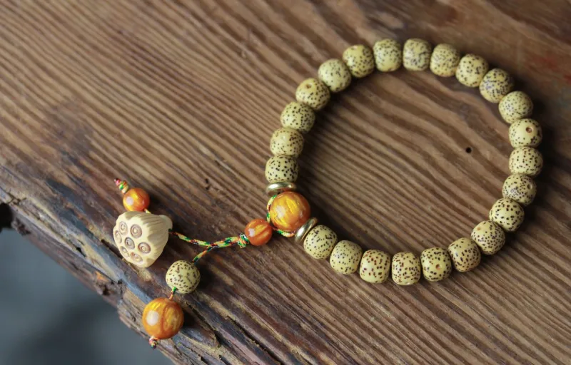 SHUZHUO Star Moon Bodhi Seeds Bracelets Unisex-6