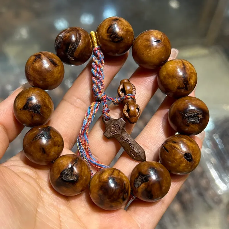 SHUZHUO Lightning Struck Wood Bracelets Unisex-3