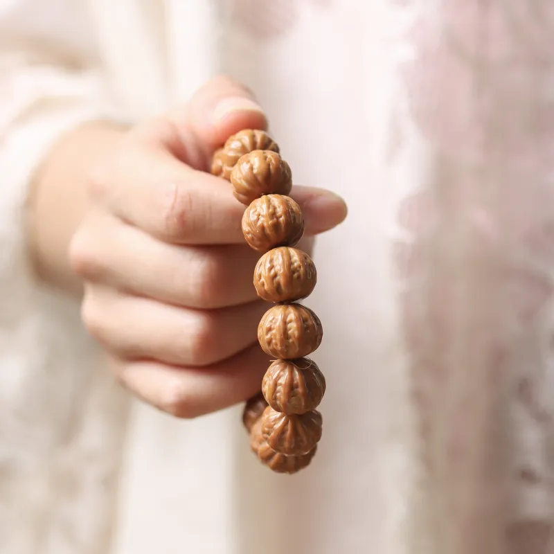 SHUZHUO Monkey Head Walnut Bracelets Unisex-4