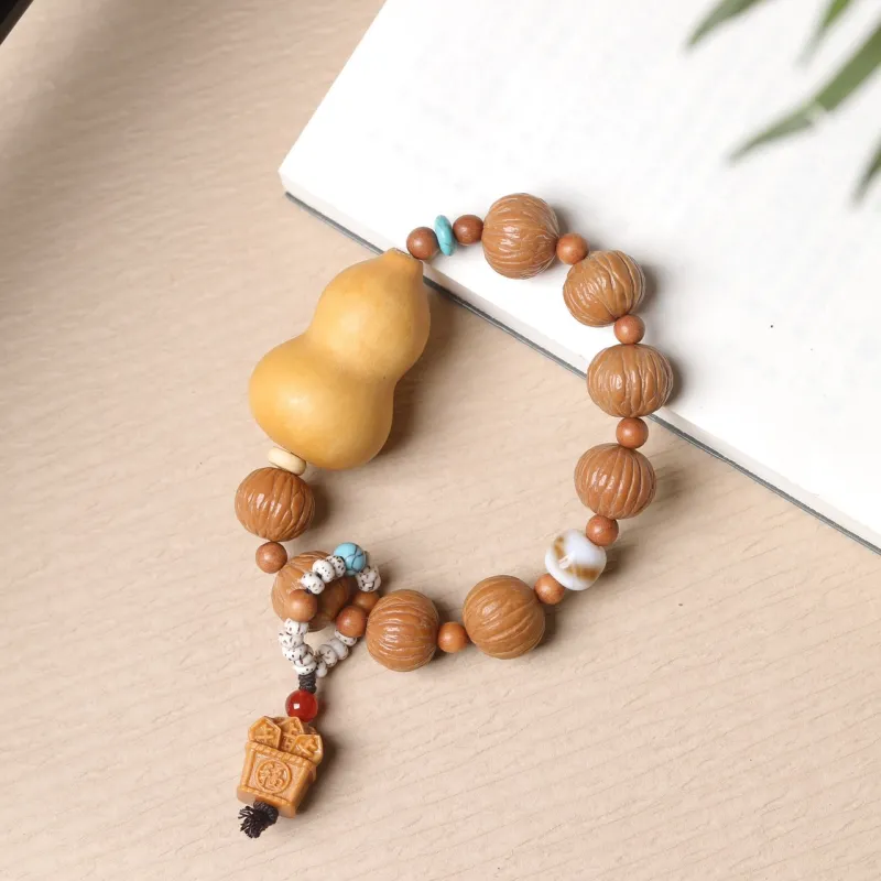 SHUZHUO Sandalwood Bracelets Unisex-3
