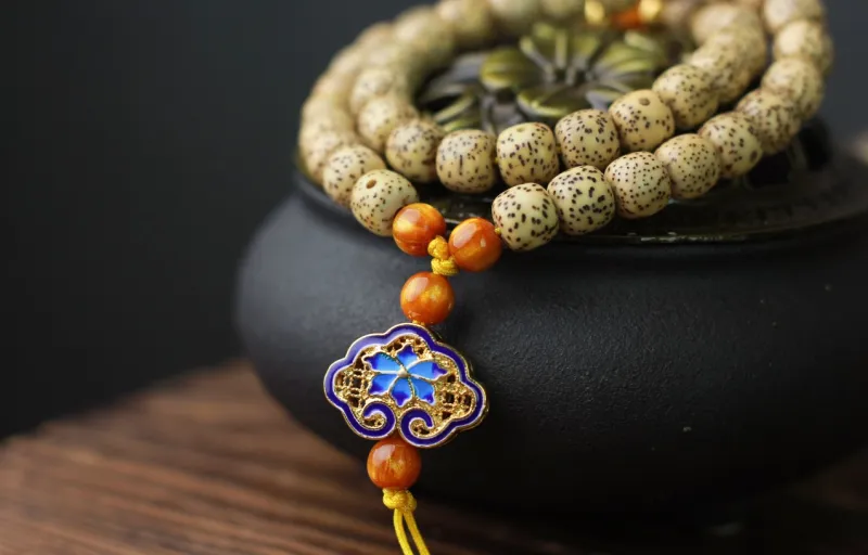 SHUZHUO Star Moon Bodhi Seeds Bracelets Unisex-7