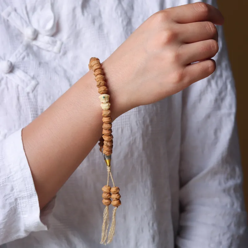 SHUZHUO Cacumen Platycladi Seeds Bracelets Unisex-3