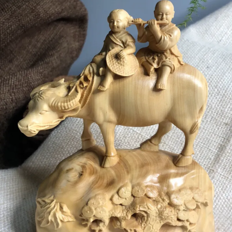 SHUZHUO Boxwood Ornaments Unisex-3