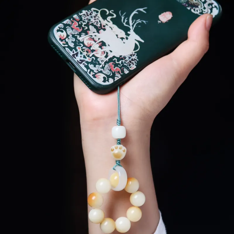 SHUZHUO Bodhi Root Cell Phone Pendants Unisex-4