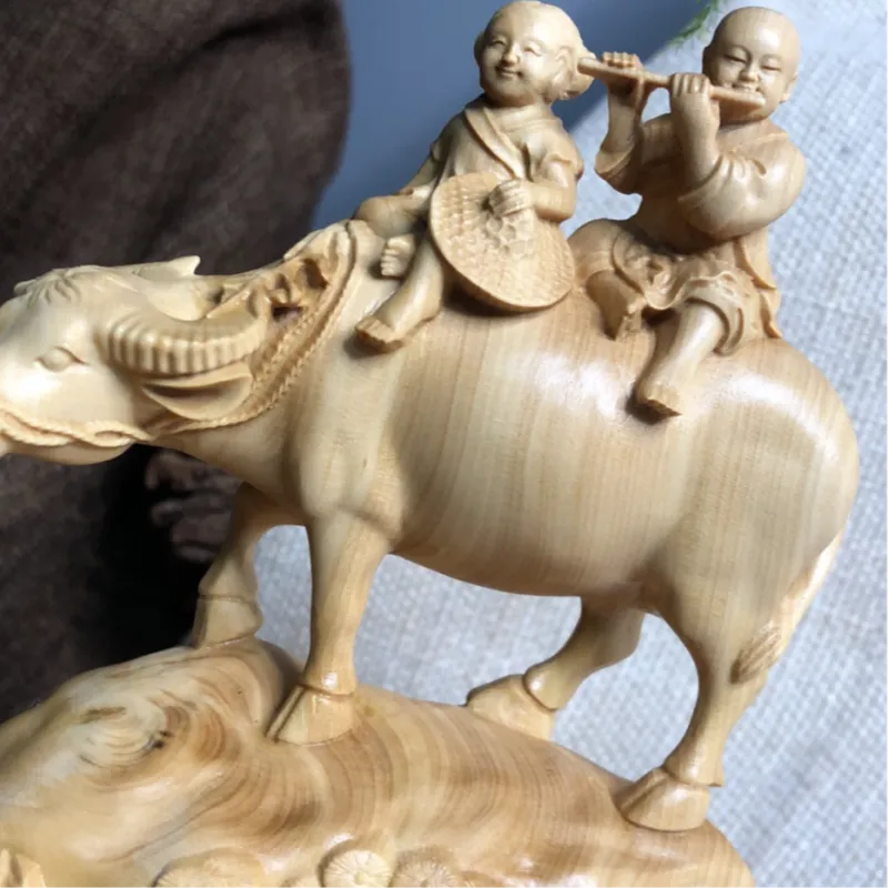 SHUZHUO Boxwood Ornaments Unisex-1