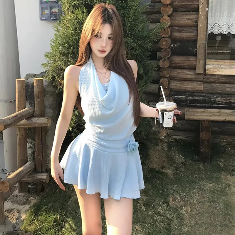 SISC Sleeveless Dresses Women's-2