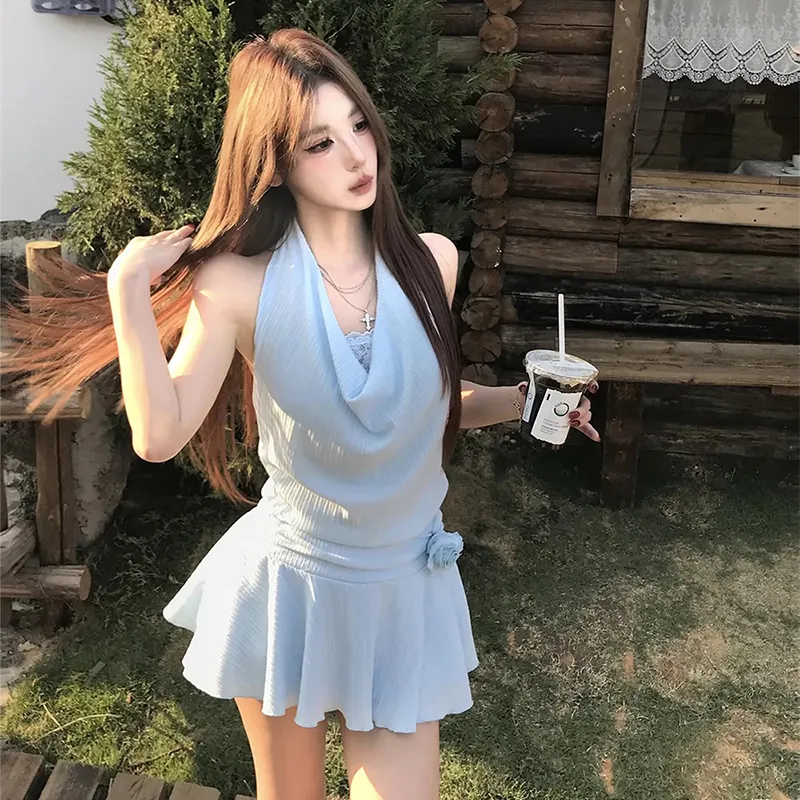 SISC Sleeveless Dresses Women's-1