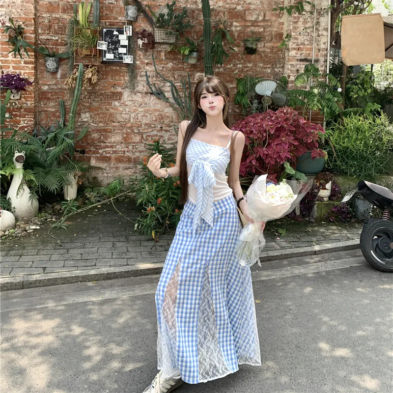 SISC Two Piece Skirt Sets Women's-3