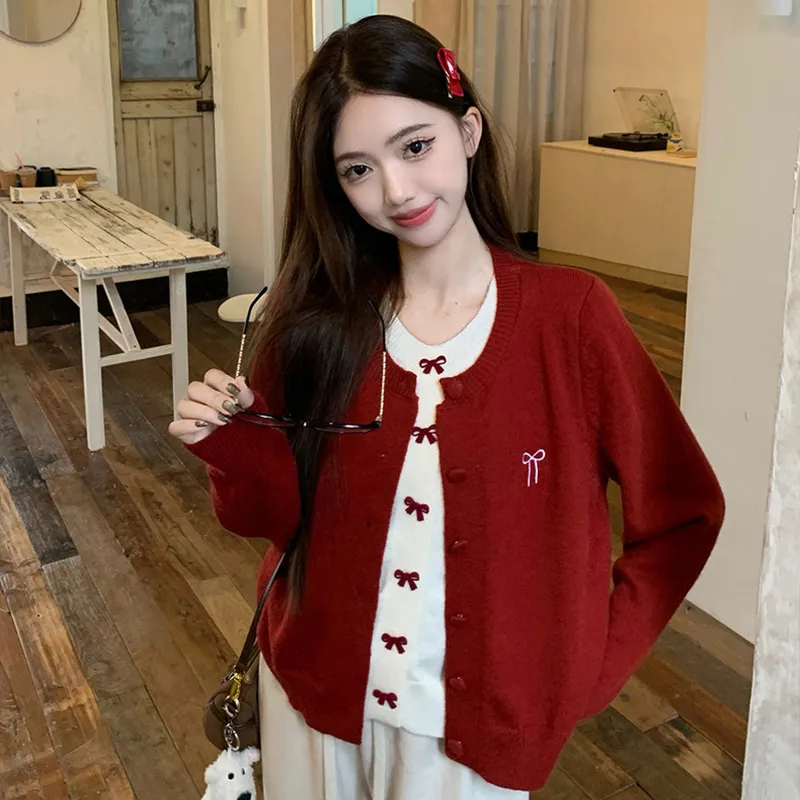 PAZZO Knitwear Women's Red-6