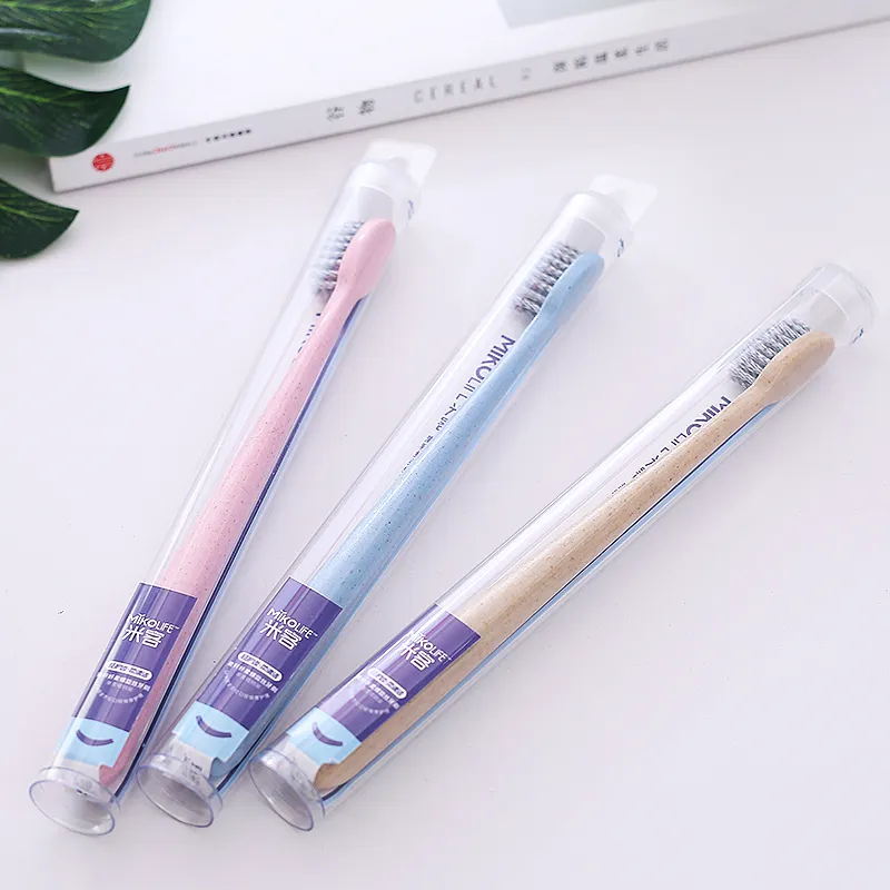 MIKEMEIZHUANG Soft Hair Small Head Eco-Friendly Material Toothbrushes Portable Independent Pack-2