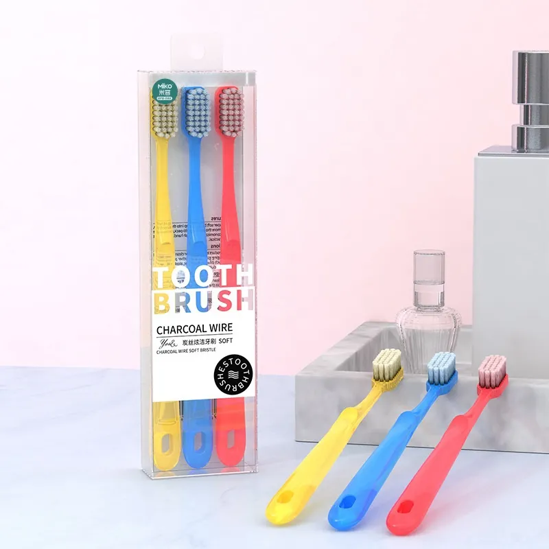 MIKEMEIZHUANG Adults Soft Fur Toothbrushes Oral Care Product Cleaning-12