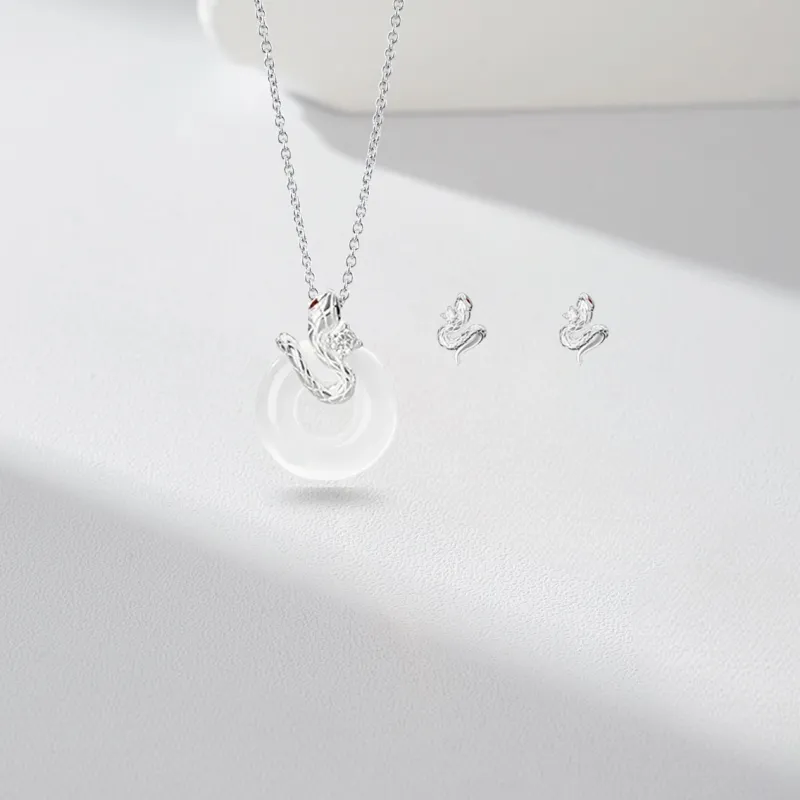 TIANJUE Chalcedony Necklaces Unisex-2