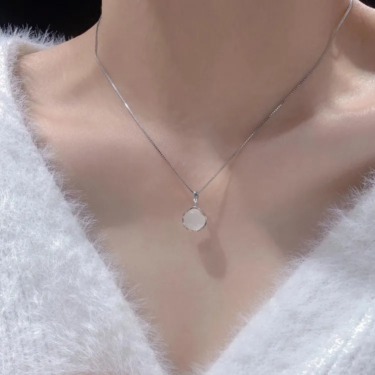 TIANJUE Chalcedony Necklaces Unisex-4