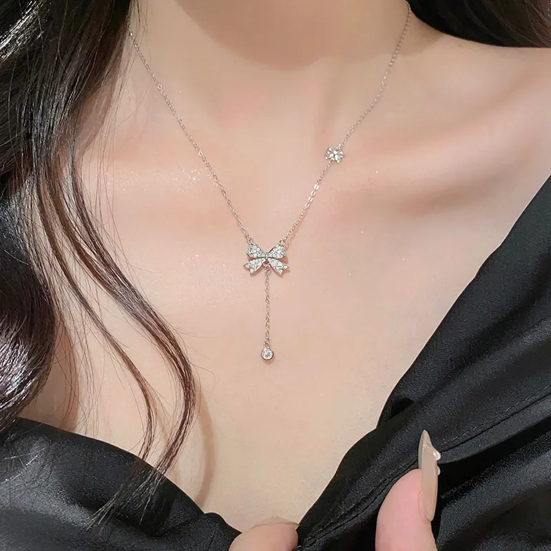 TIANJUE 925 Sterling Silver Necklaces Women's-3