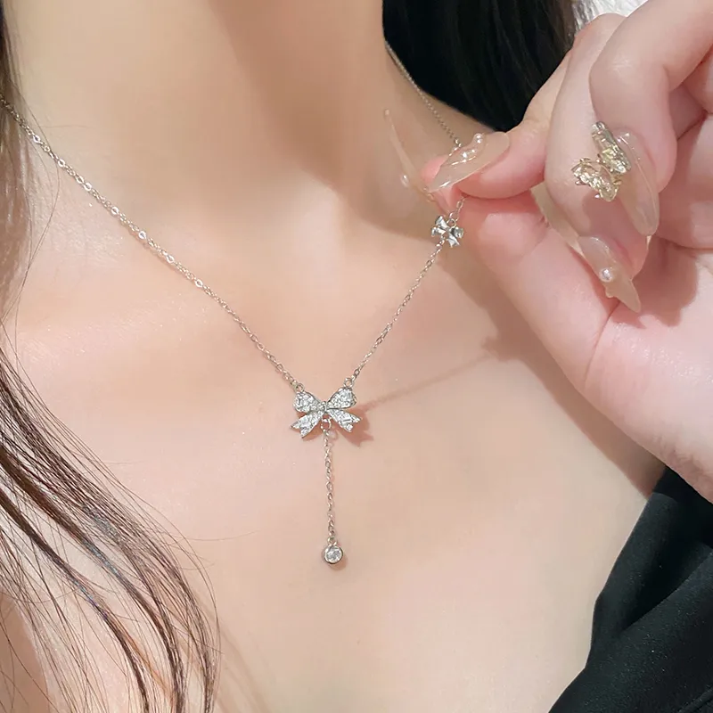 TIANJUE 925 Sterling Silver Necklaces Women's-4