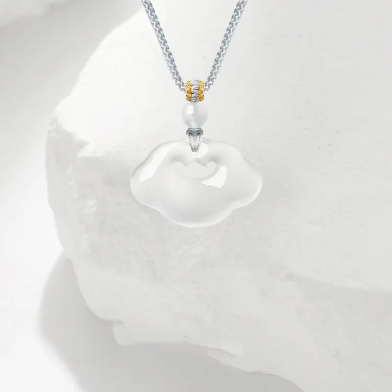 TIANJUE Chalcedony Necklaces Unisex-1