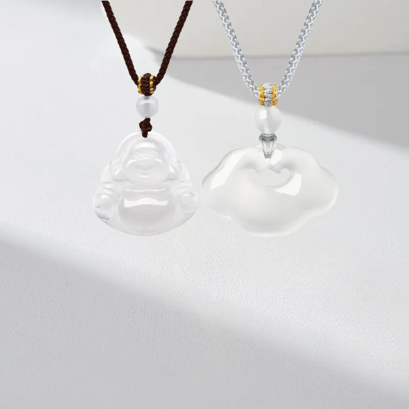 TIANJUE Chalcedony Necklaces Unisex-5