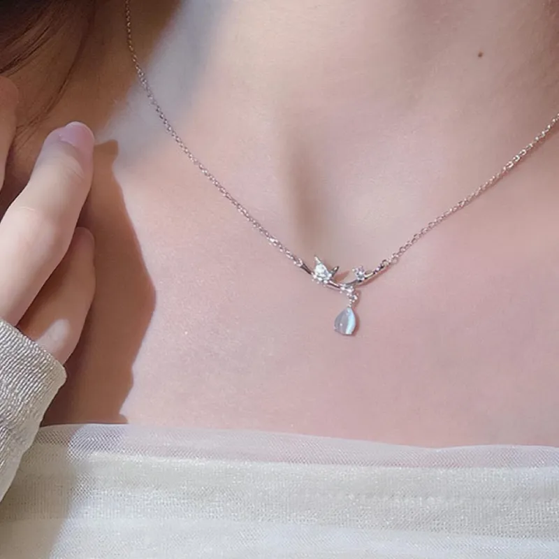 TIANJUE Chalcedony Necklaces Unisex-2