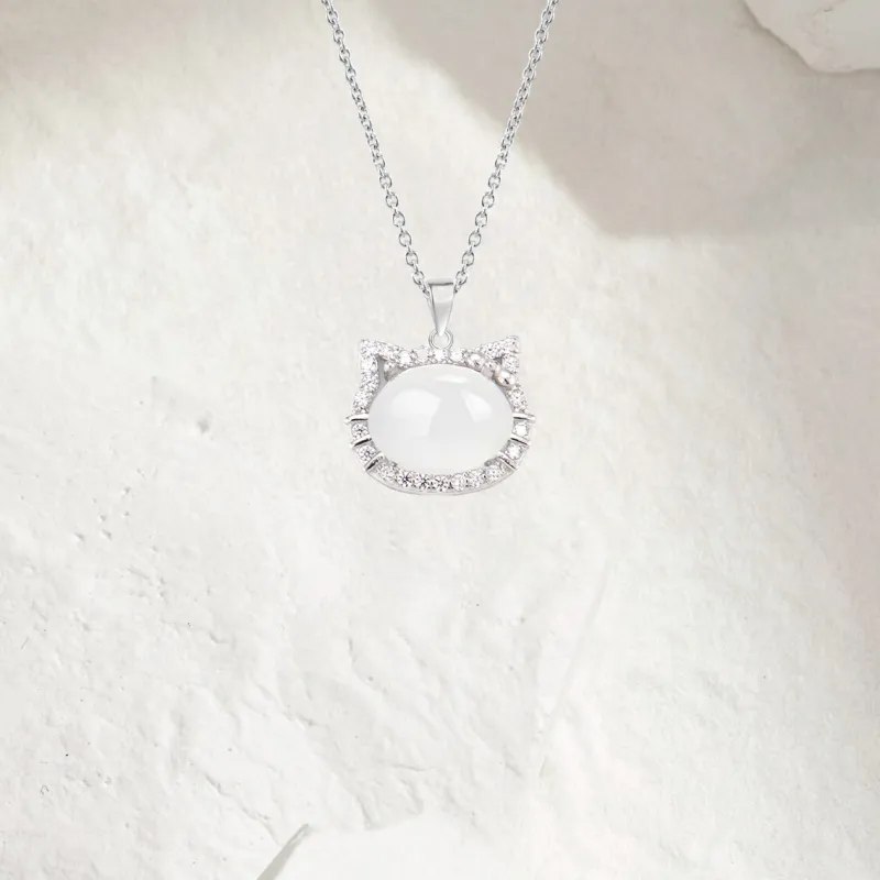 TIANJUE Chalcedony Necklaces Unisex-1