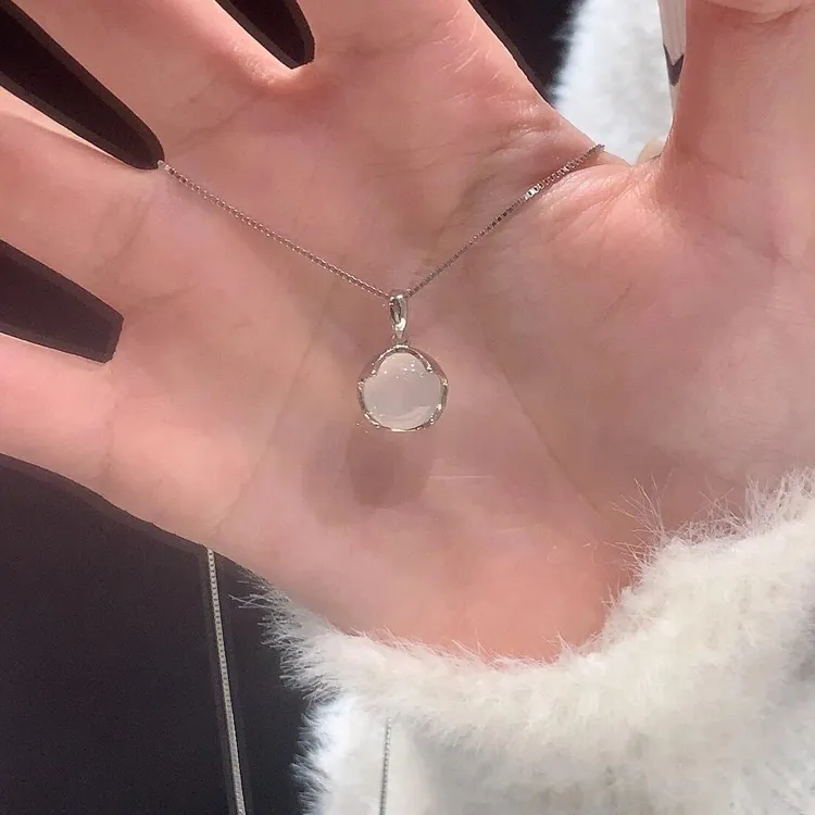 TIANJUE Chalcedony Necklaces Unisex-3