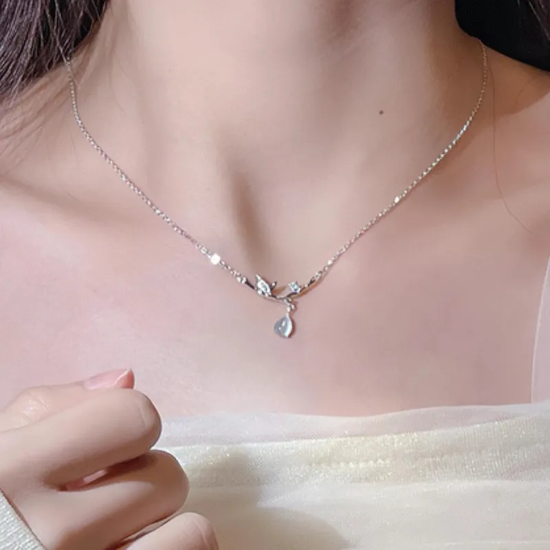 TIANJUE Chalcedony Necklaces Unisex-1
