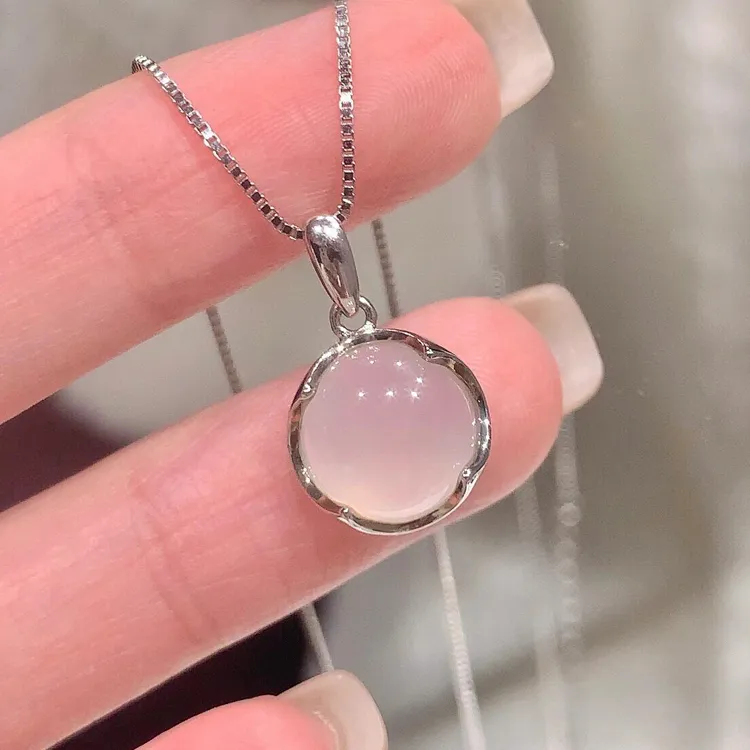 TIANJUE Chalcedony Necklaces Unisex-2
