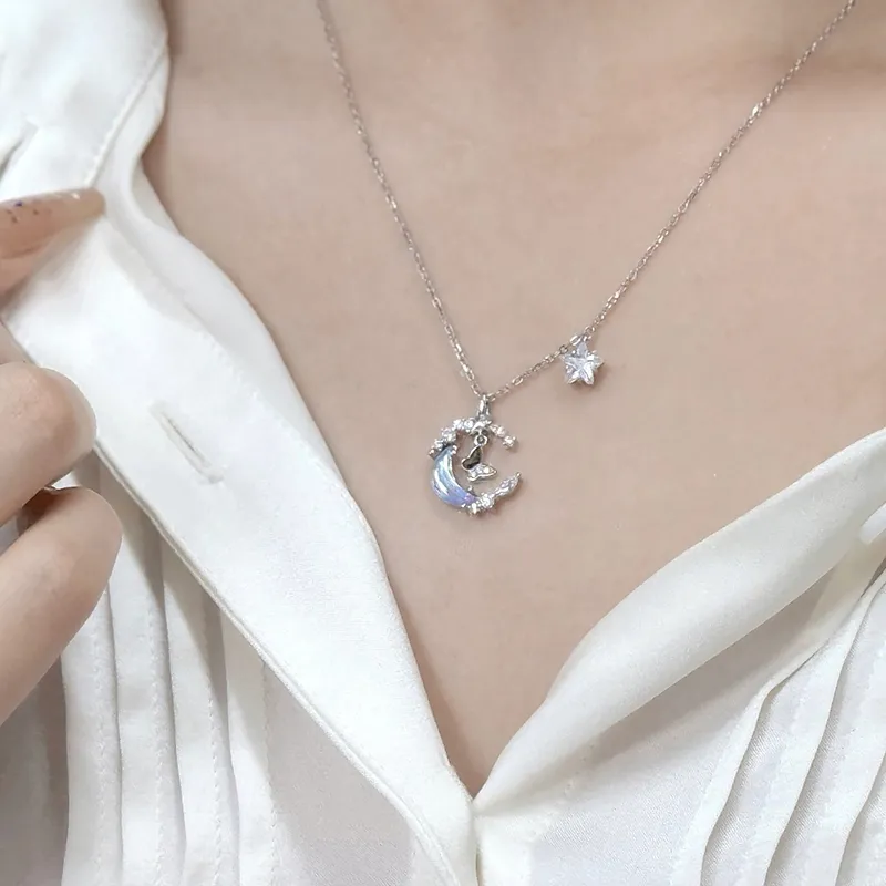 TIANJUE S925 Silver Necklaces Unisex-4