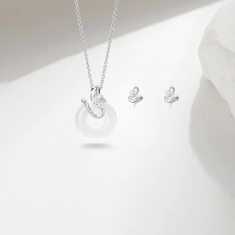 TIANJUE Chalcedony Necklaces Unisex-4