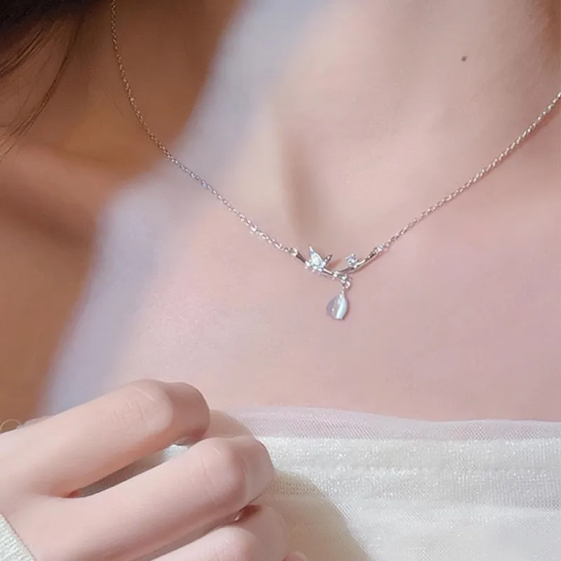 TIANJUE Chalcedony Necklaces Unisex-3