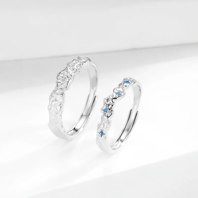 TIANJUE S999 Fine Silver Rings Unisex-4