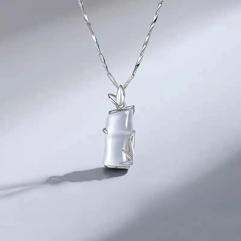 TIANJUE Natural Chalcedony Necklaces Unisex-1