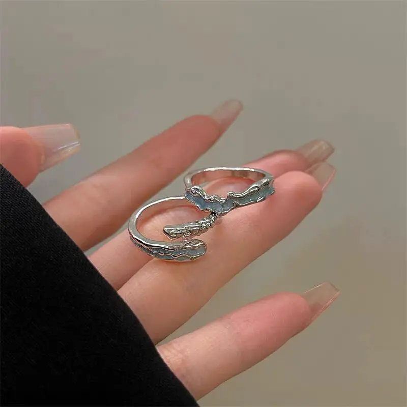 TIANJUE S999 Fine Silver Rings Unisex-4