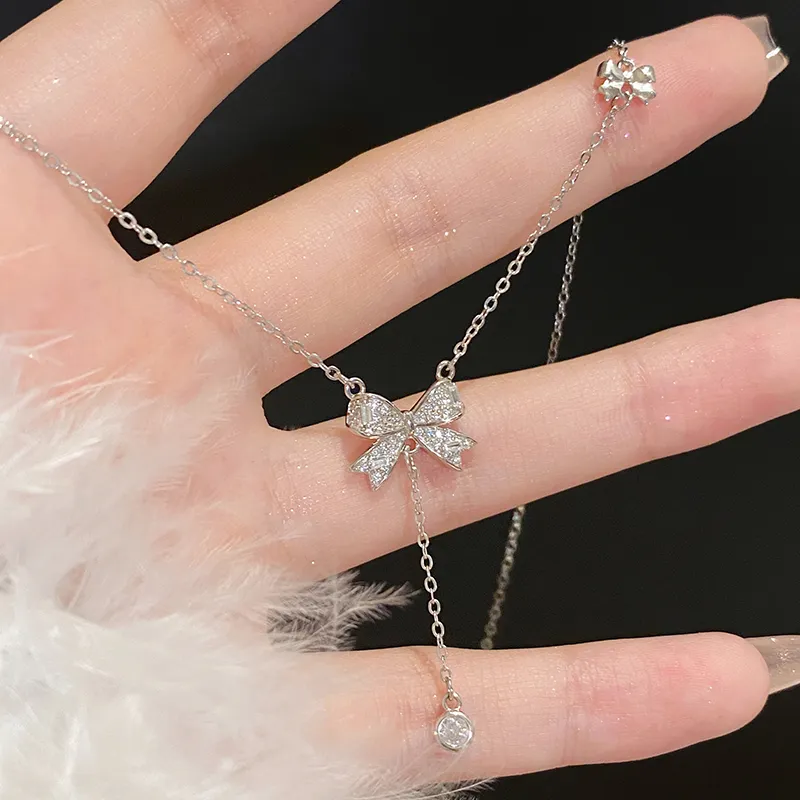 TIANJUE 925 Sterling Silver Necklaces Women's-2
