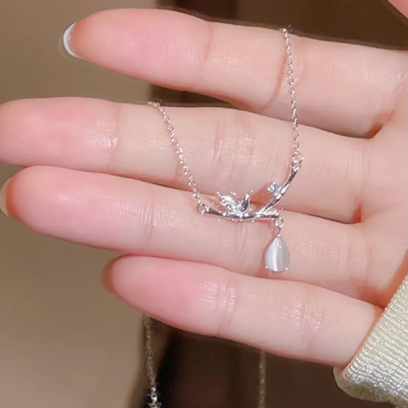 TIANJUE Chalcedony Necklaces Unisex-4