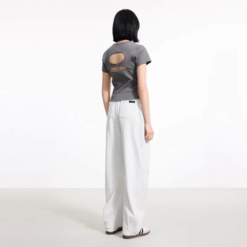LINCchic Casual Pants Women's Light Sand White-4