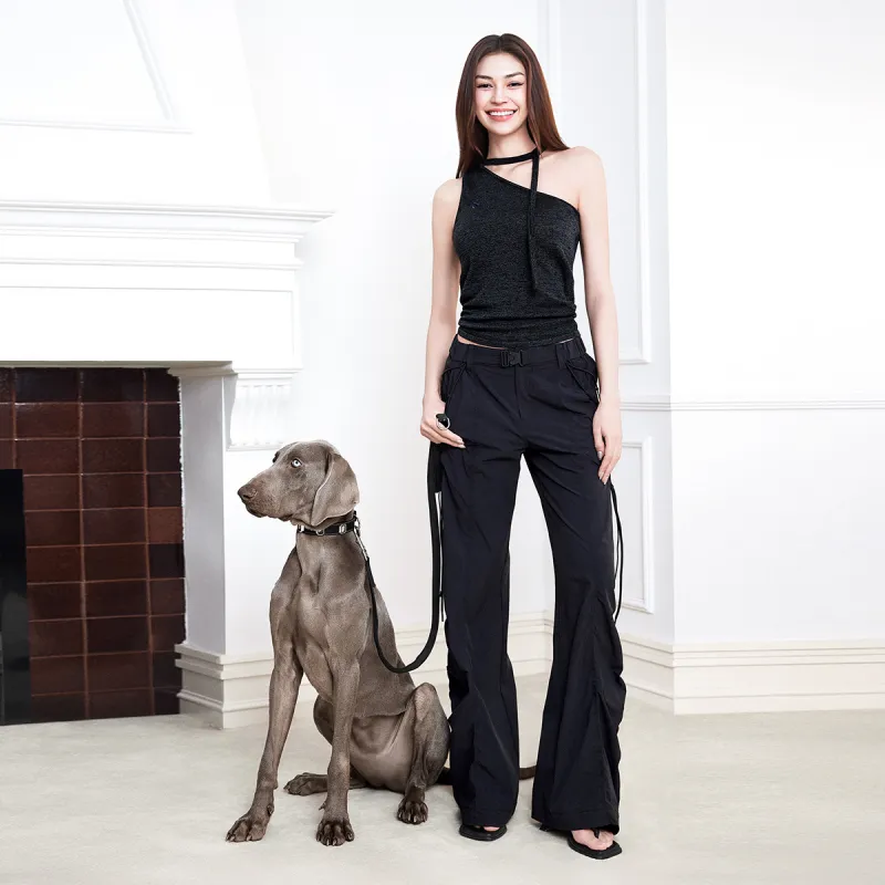 LINCchic Casual Pants Women's Black-2