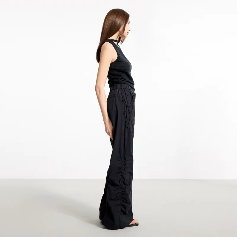 LINCchic Casual Pants Women's Black-5