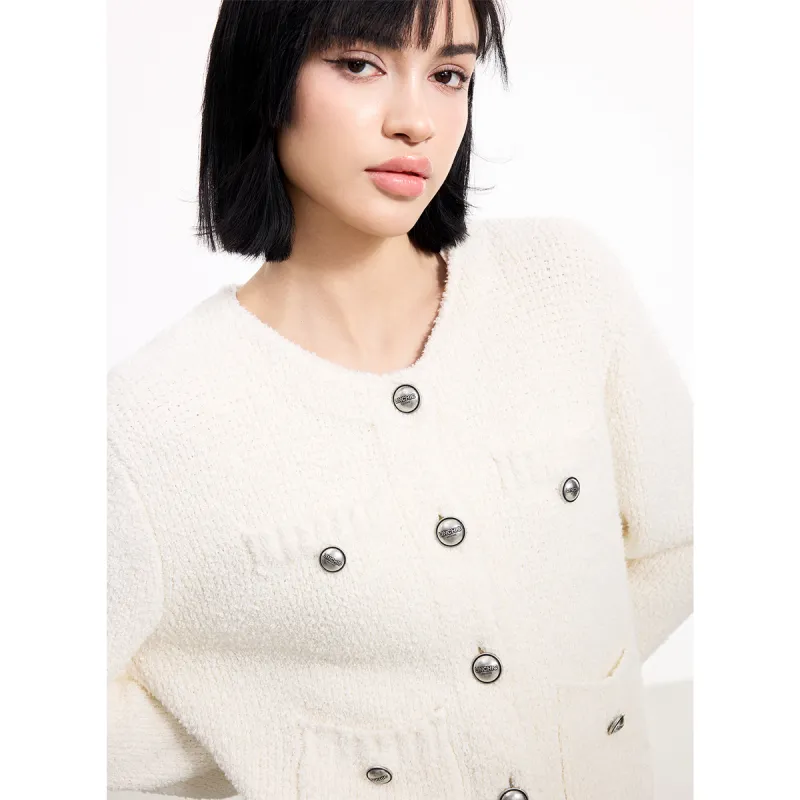 LINCchic Knitwear Women's Oyster White-6
