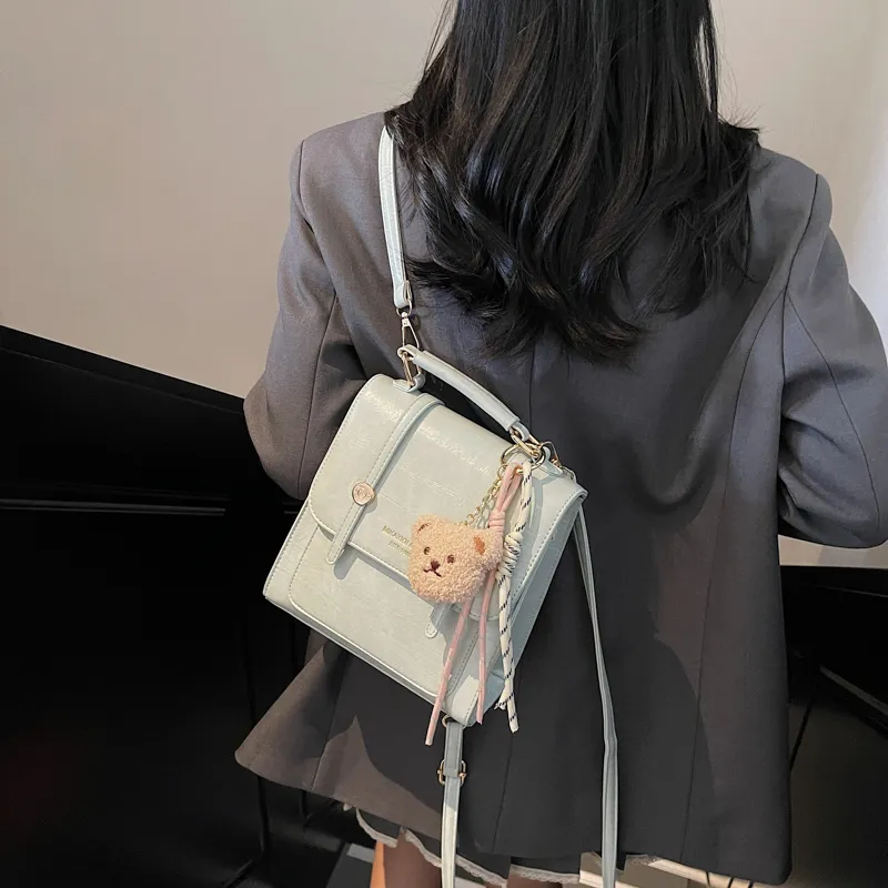 PINK·LAND PU Backpack Women's Multicolor-18